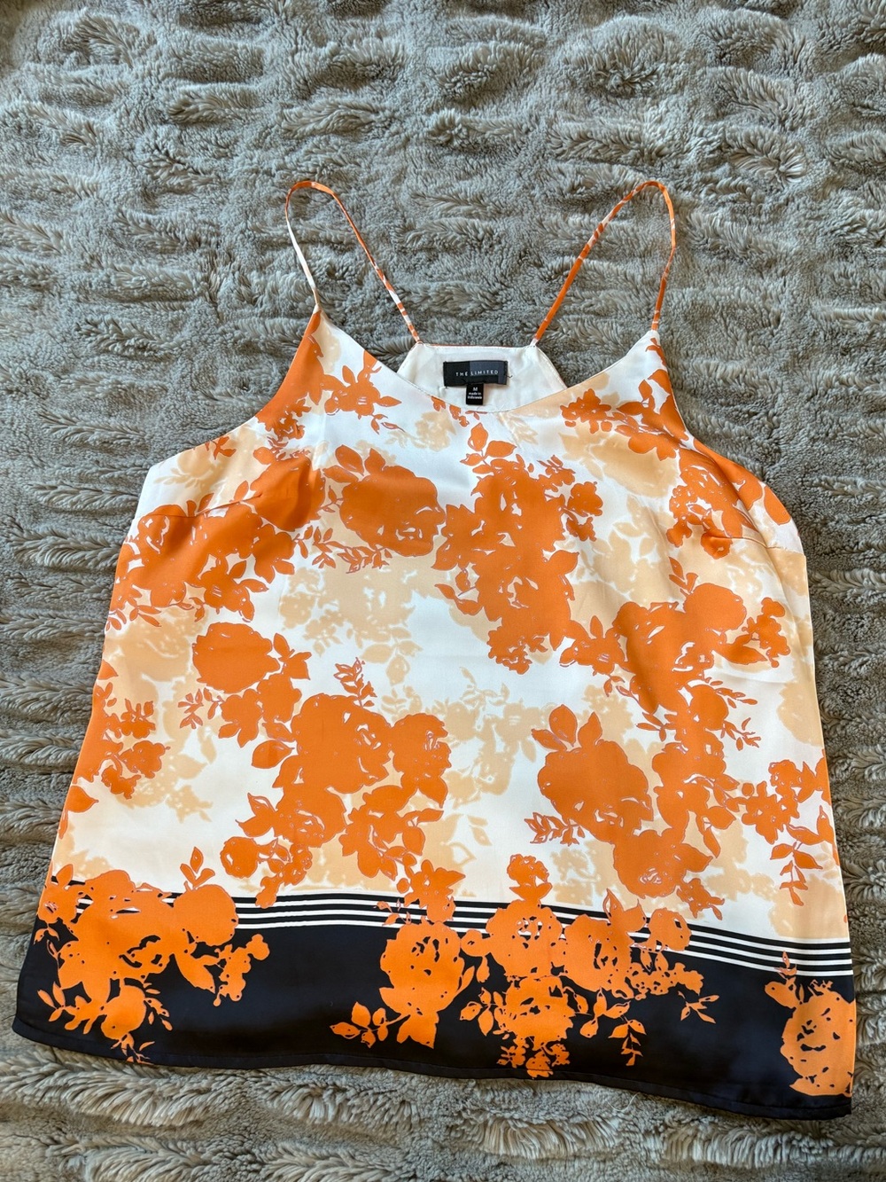 The Limited Orange and White Floral Cami